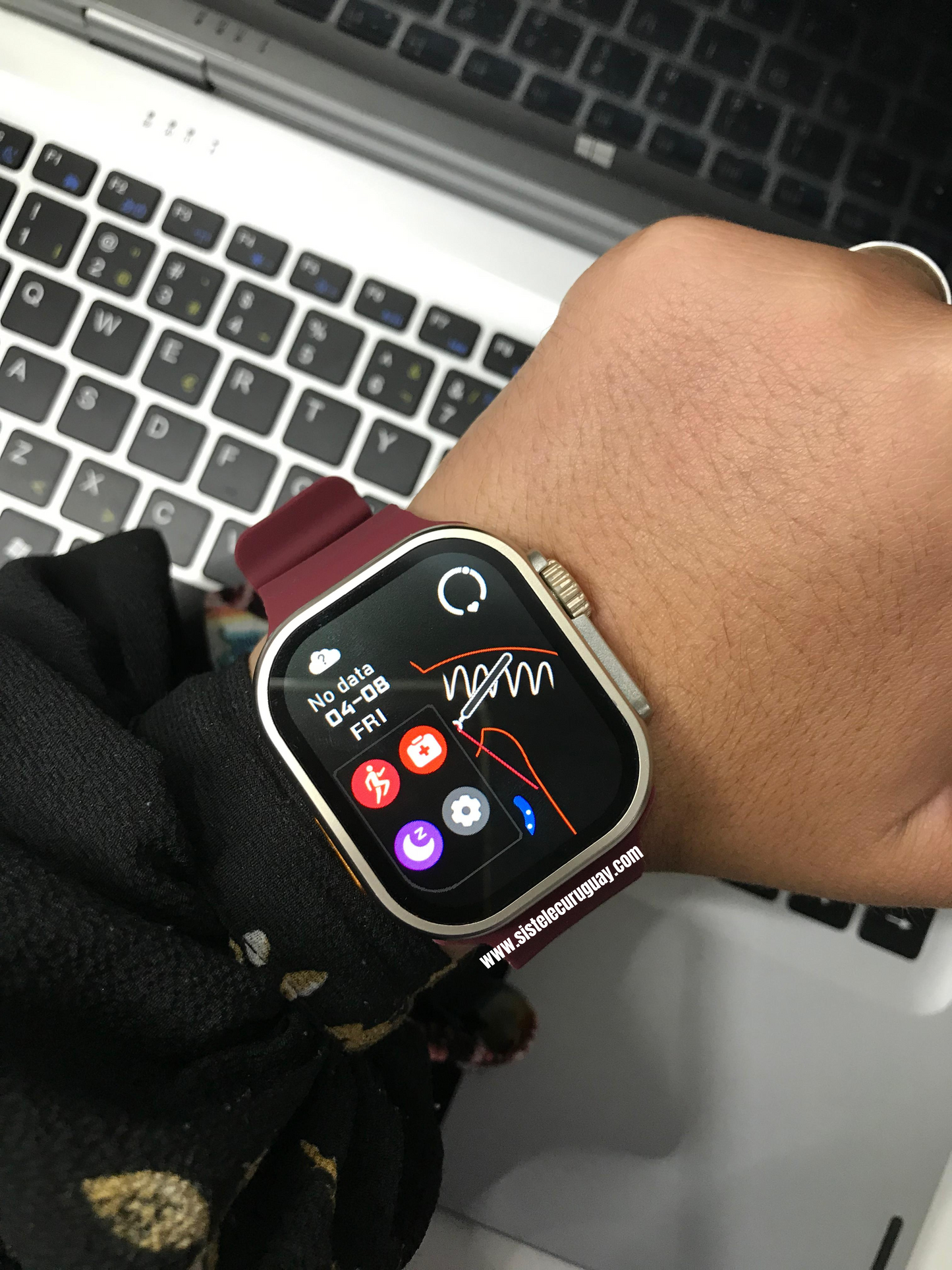 Smartwatch T900 ultra 2 serie 9 con malla ultra