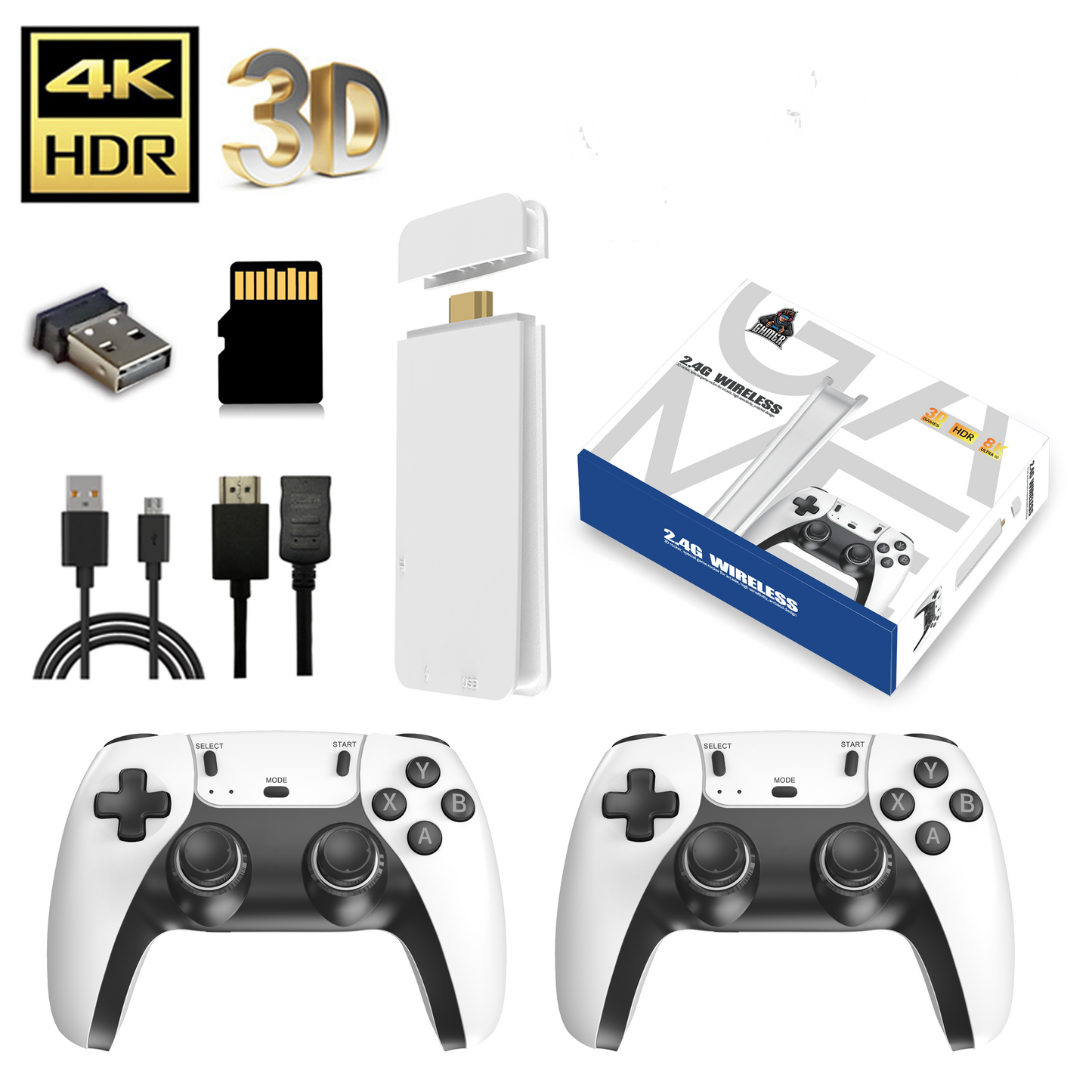 Game Stick M15 PRO - Consola inalámbrica de videojuegos +21.000 juegos