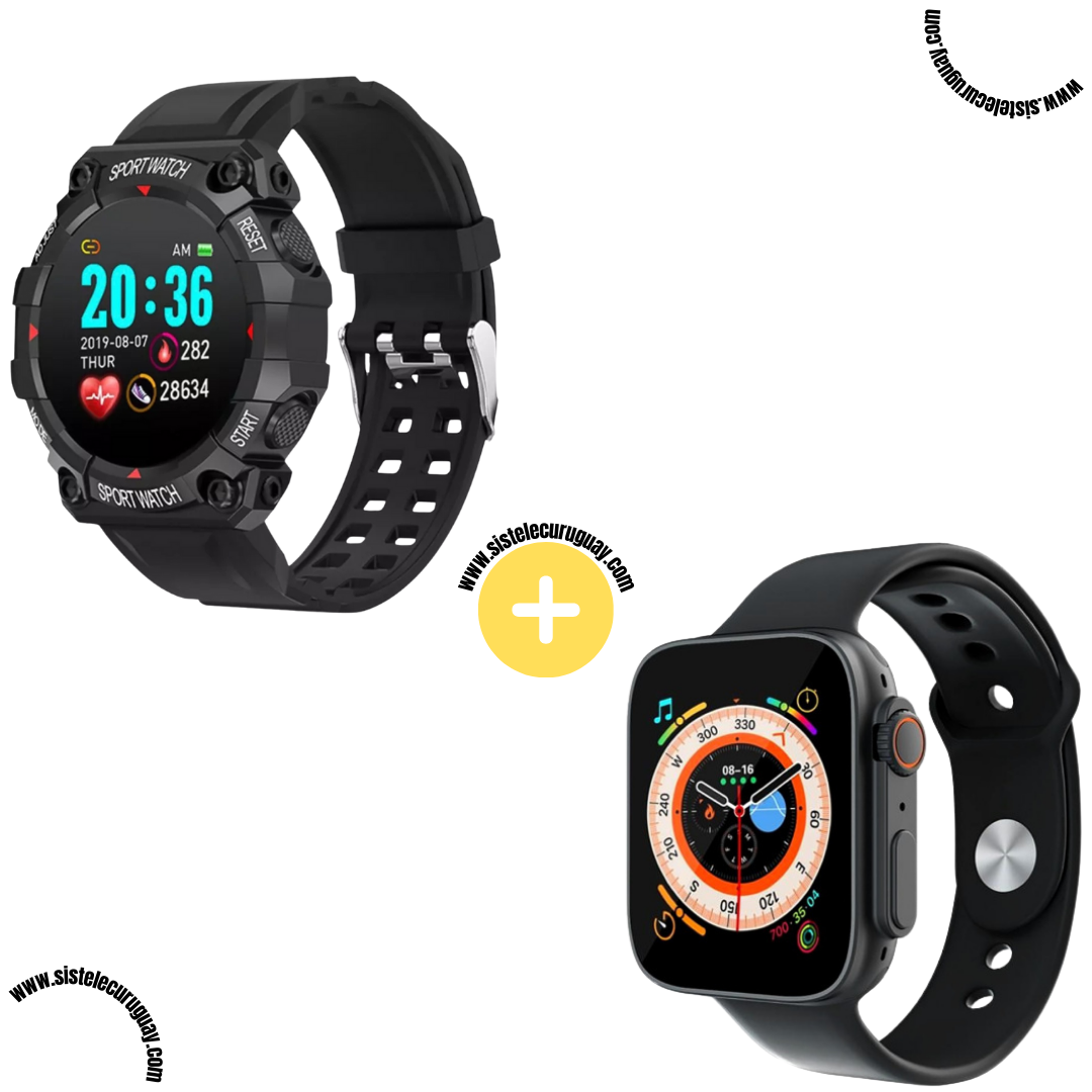 Sport Watch + Smart Bracelet D20 Ultra