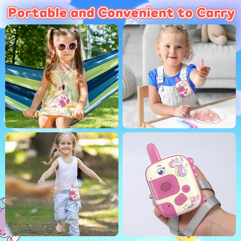 Walkie-Talkies para Niños – Pack x2 con Temáticas Divertidas