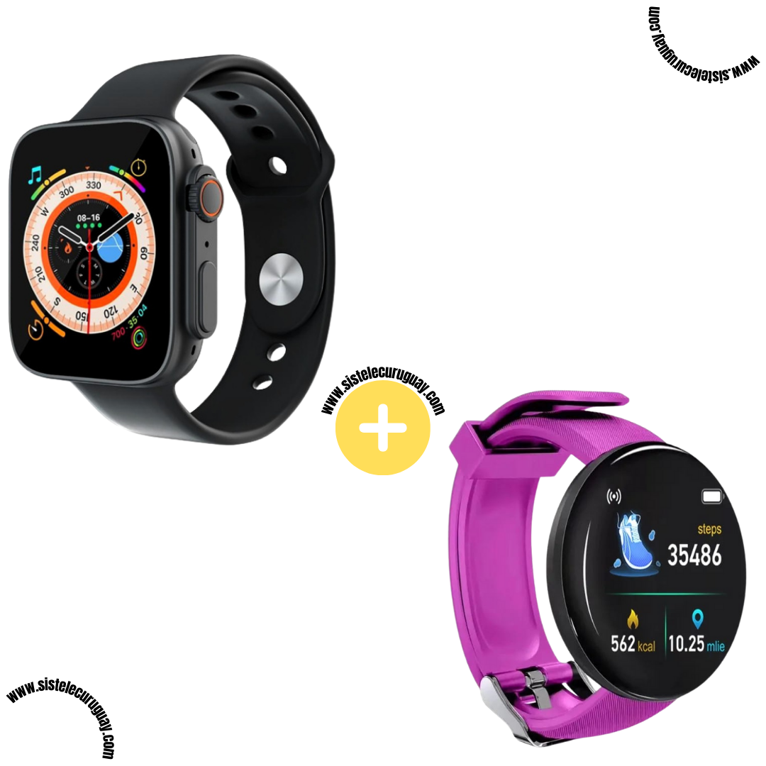 Smart Bracelet D20 Ultra + Smart Bracelet Circular