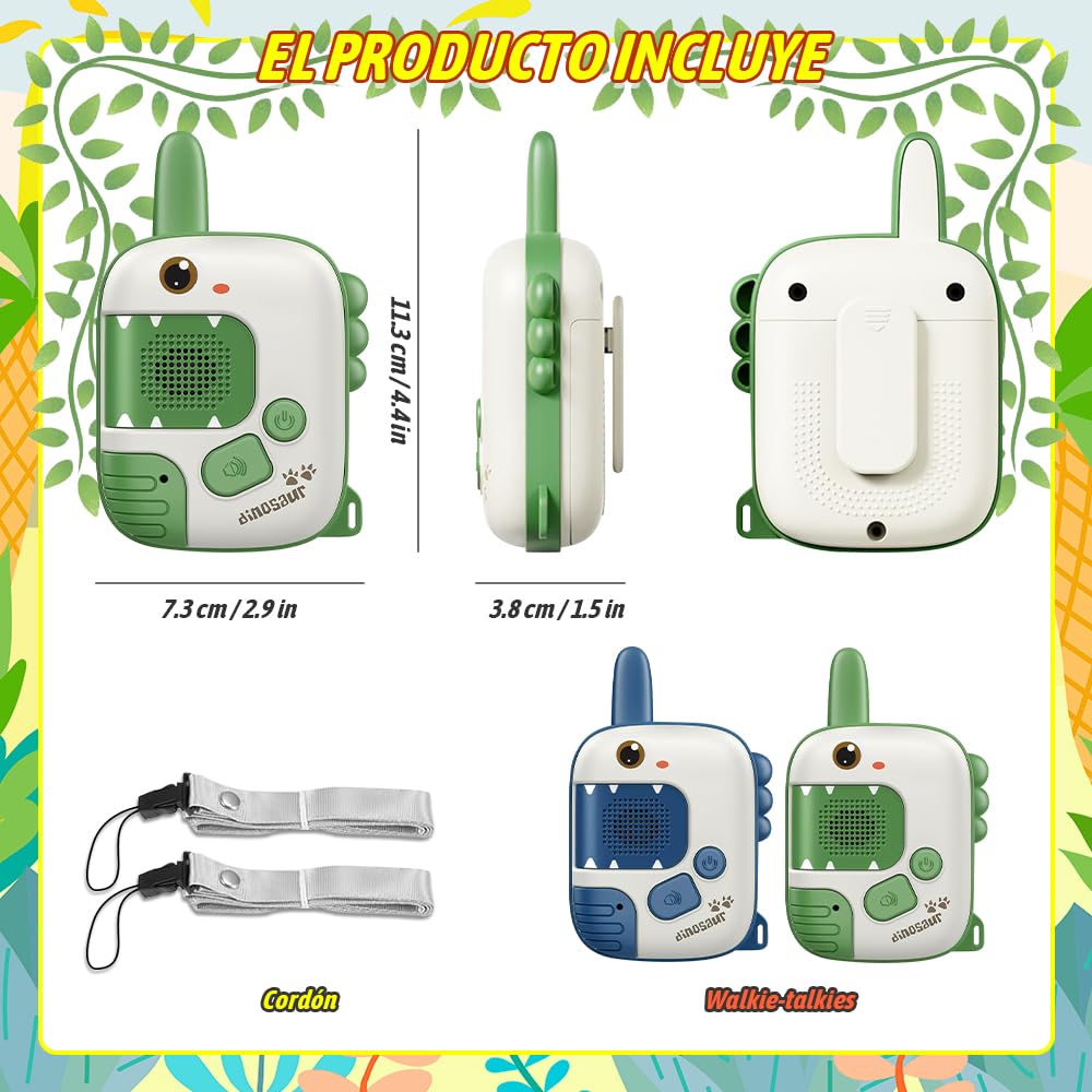 Walkie-Talkies para Niños – Pack x2 con Temáticas Divertidas