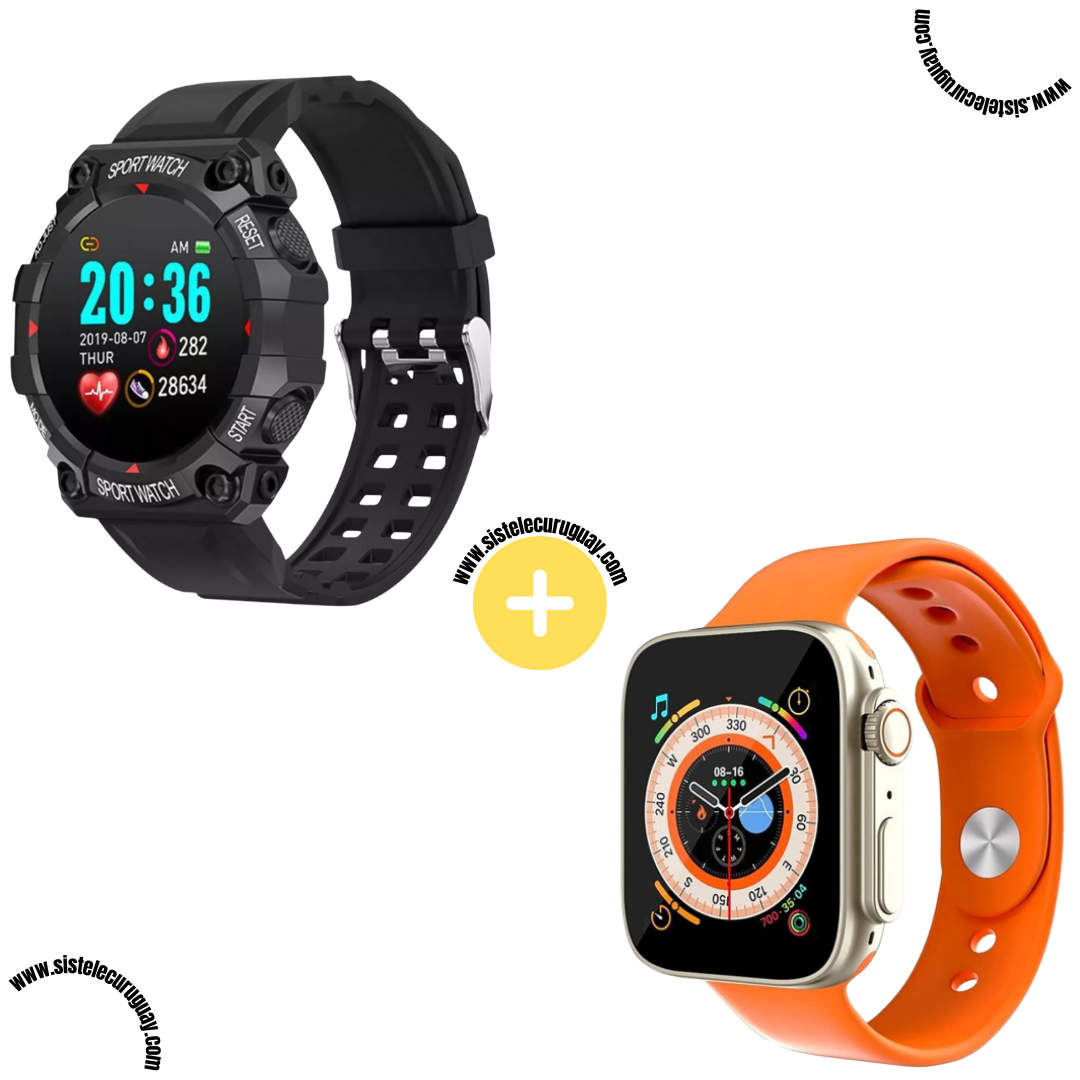 Sport Watch + Smart Bracelet D20 Ultra