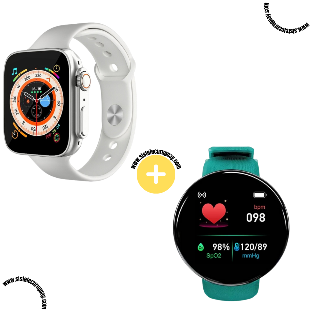 Smart Bracelet D20 Ultra + Smart Bracelet Circular