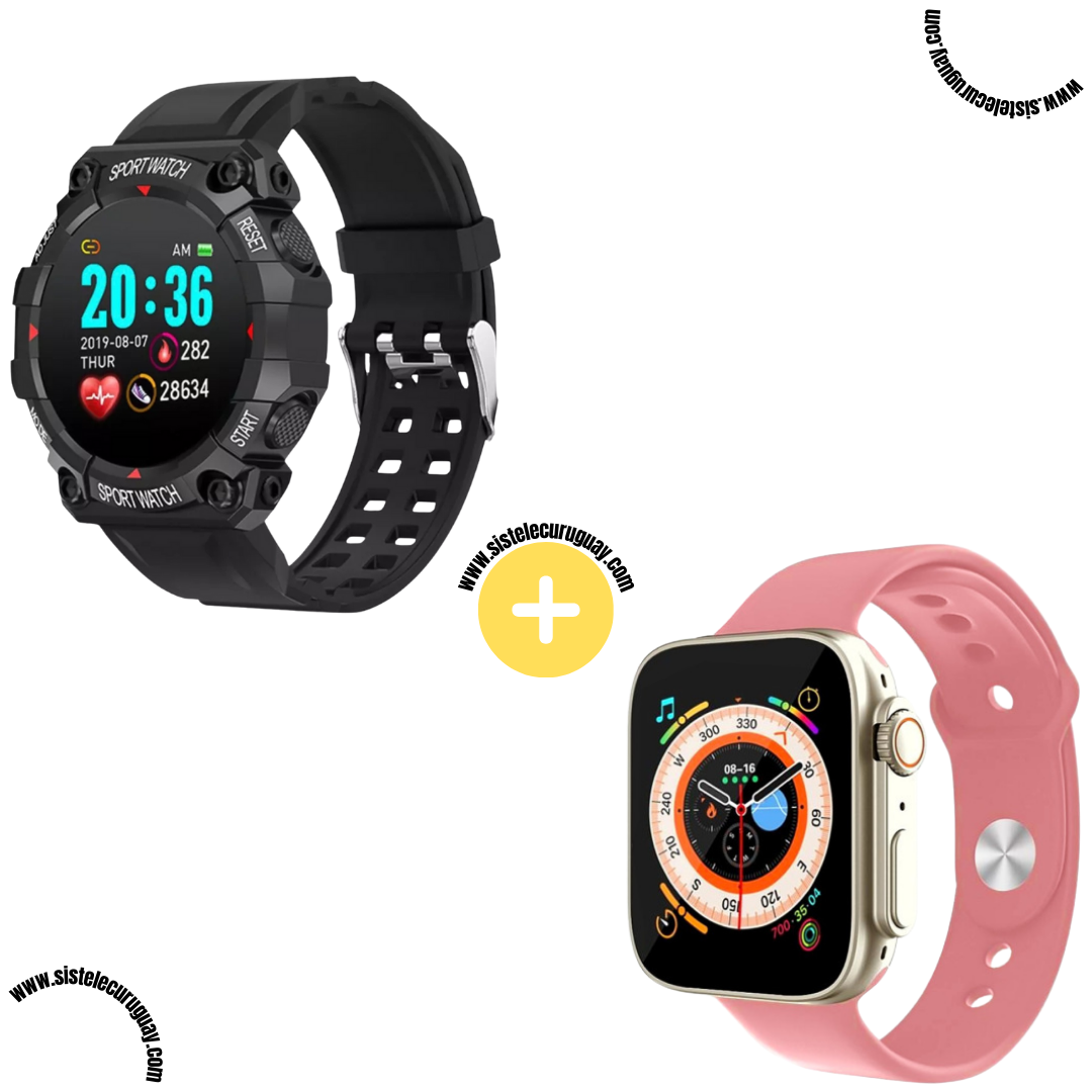 Sport Watch + Smart Bracelet D20 Ultra
