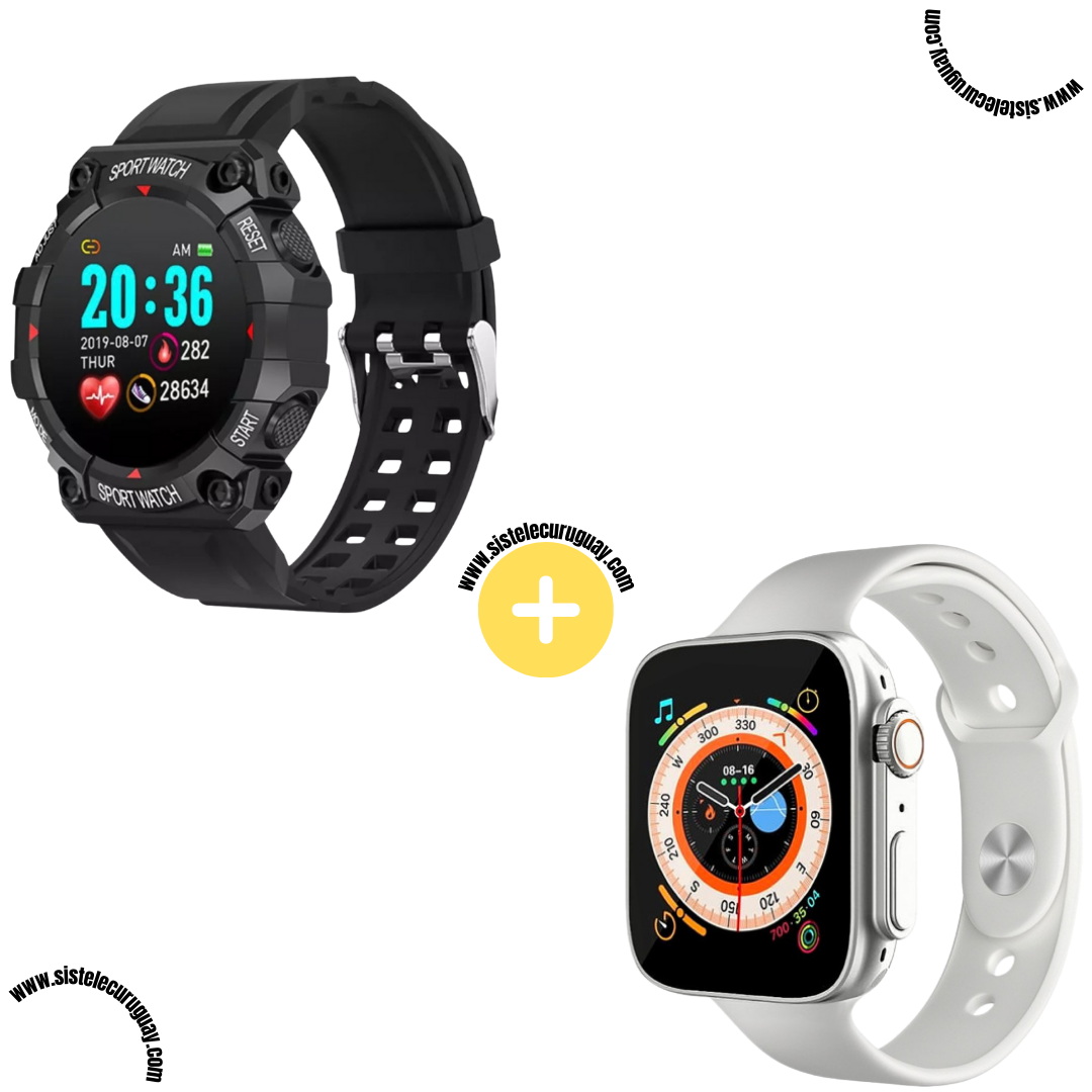 Sport Watch + Smart Bracelet D20 Ultra