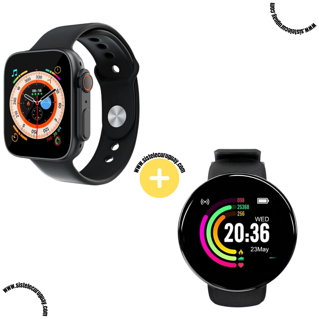Smart Bracelet D20 Ultra + Smart Bracelet Circular