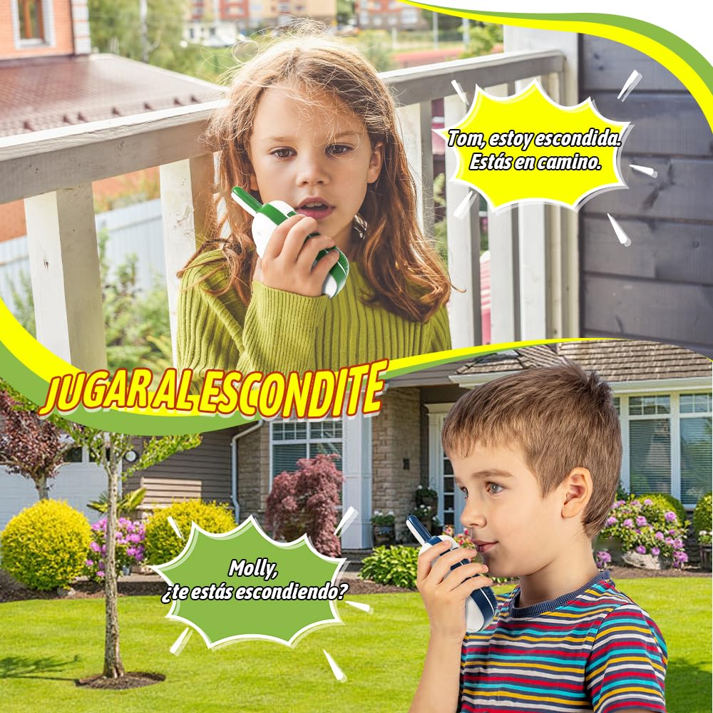 Walkie-Talkies para Niños – Pack x2 con Temáticas Divertidas