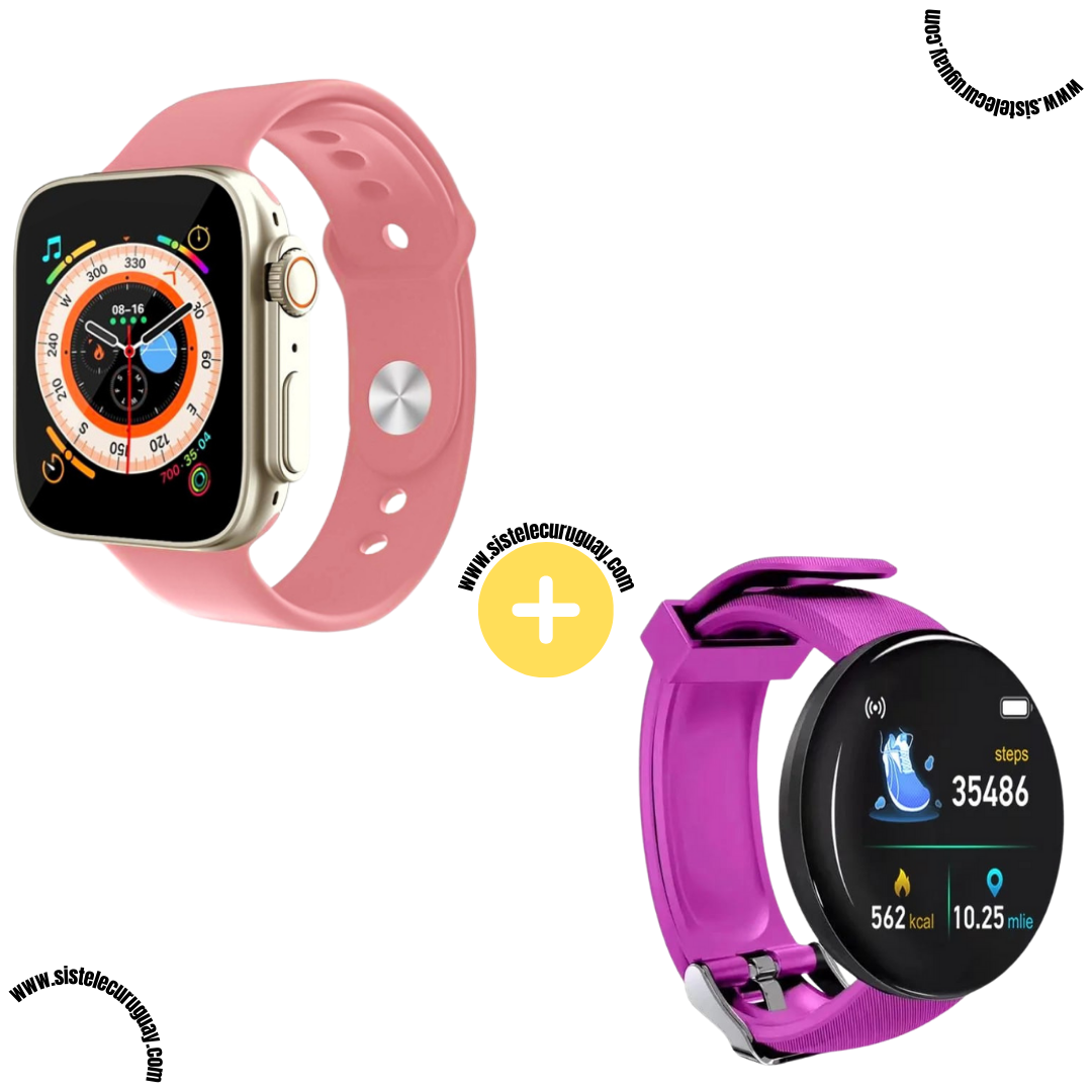 Smart Bracelet D20 Ultra + Smart Bracelet Circular