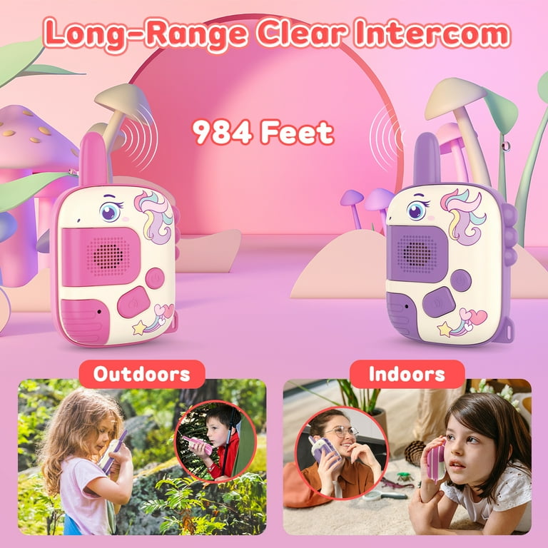 Walkie-Talkies para Niños – Pack x2 con Temáticas Divertidas