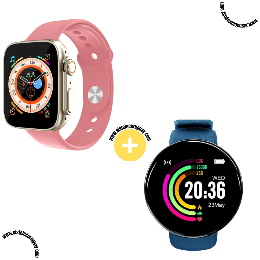 Smart Bracelet D20 Ultra + Smart Bracelet Circular