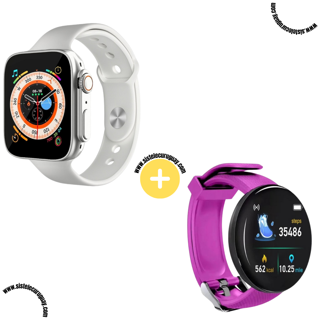 Smart Bracelet D20 Ultra + Smart Bracelet Circular