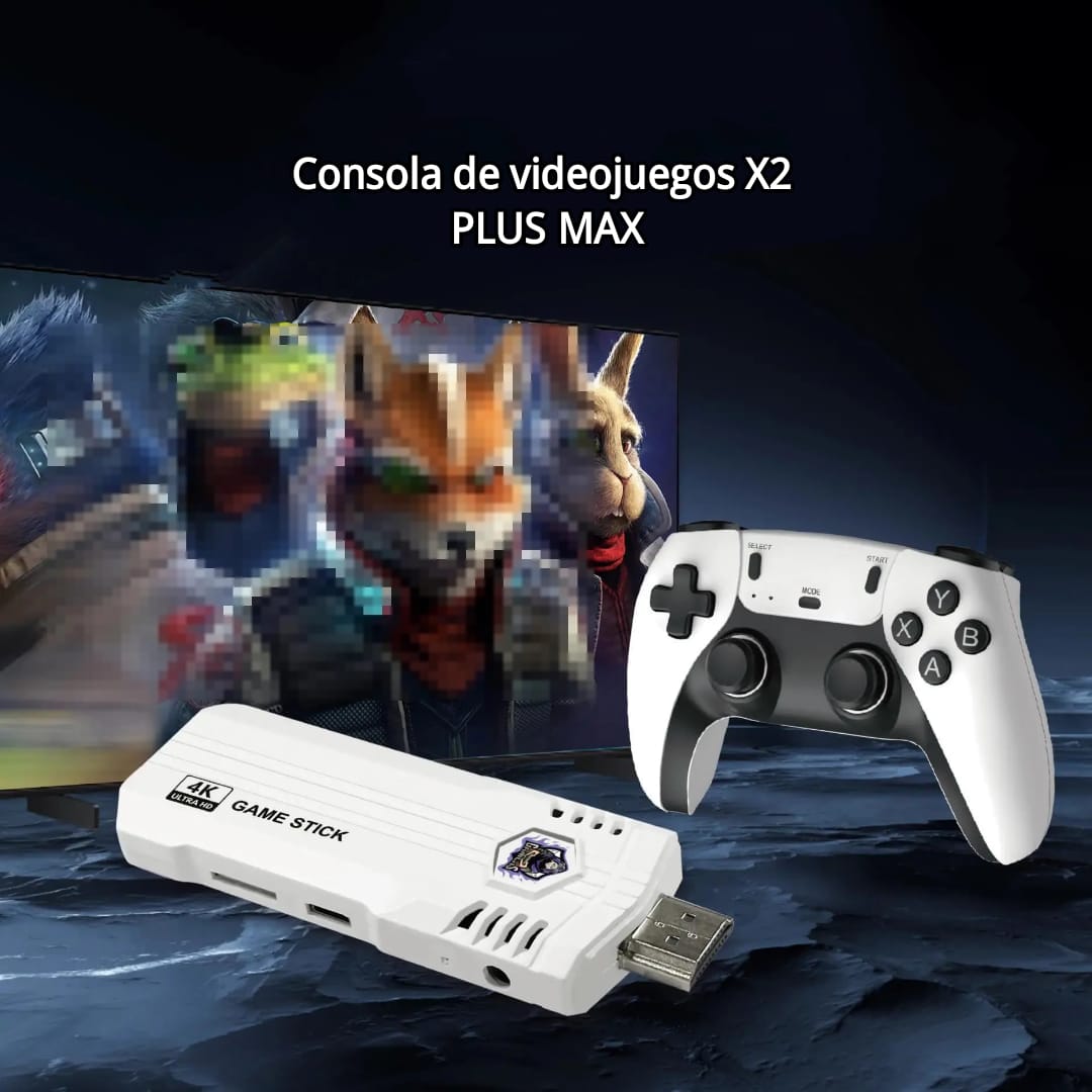 Game Stick X2 PLUS MAX- Consola de videojuegos +55.000 juegos