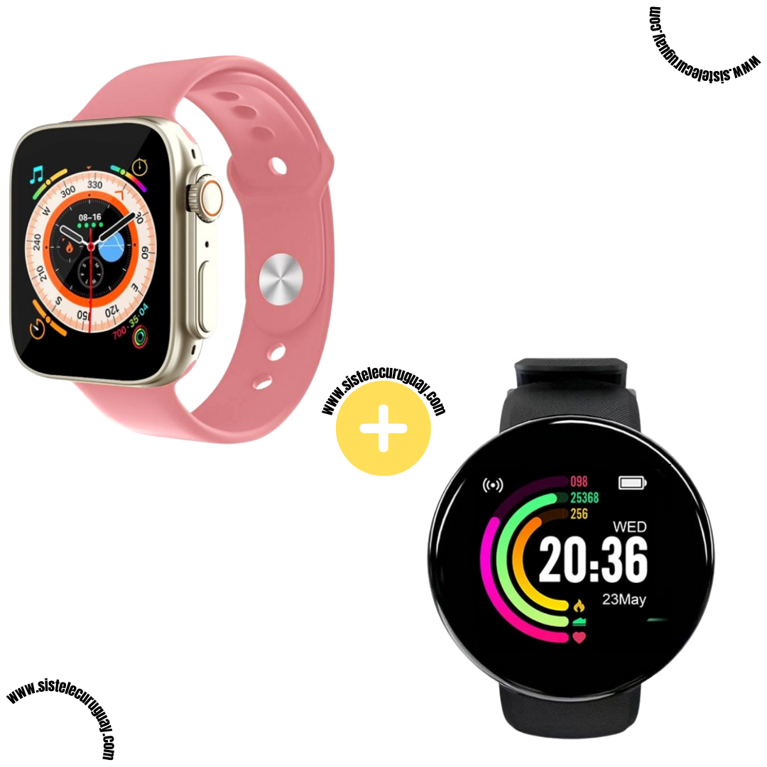 Smart Bracelet D20 Ultra + Smart Bracelet Circular