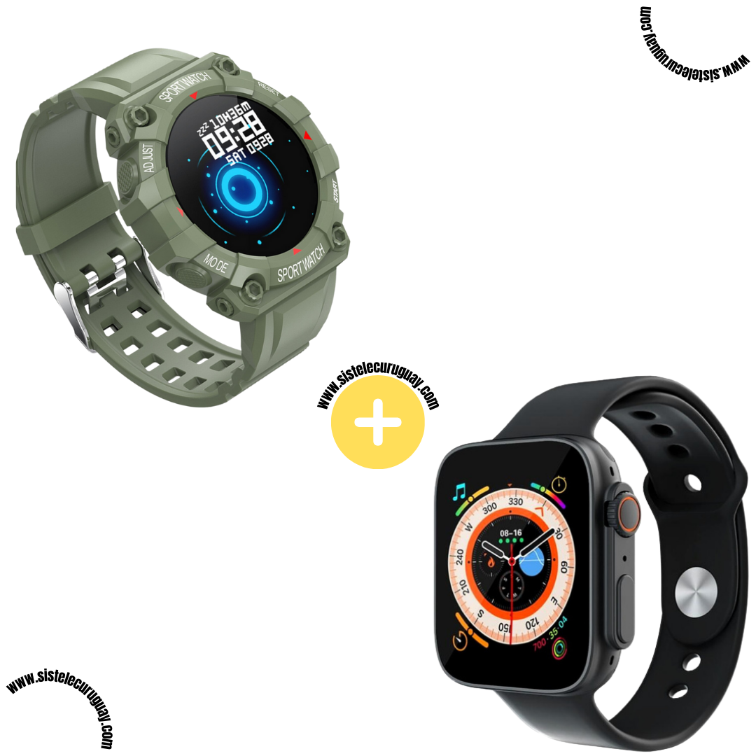 Sport Watch + Smart Bracelet D20 Ultra