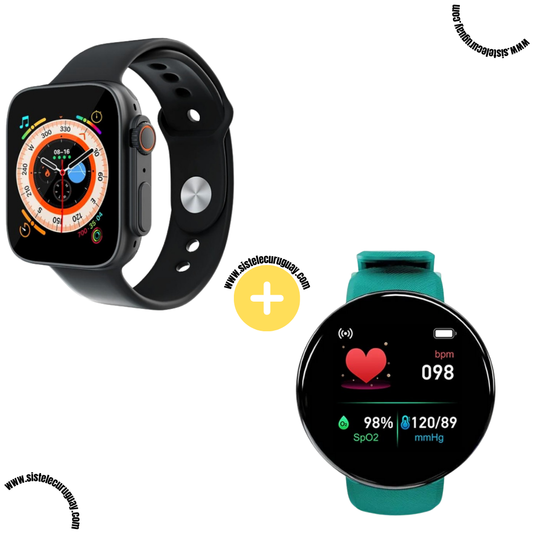 Smart Bracelet D20 Ultra + Smart Bracelet Circular