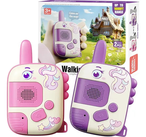 Walkie-Talkies para Niños – Pack x2 con Temáticas Divertidas