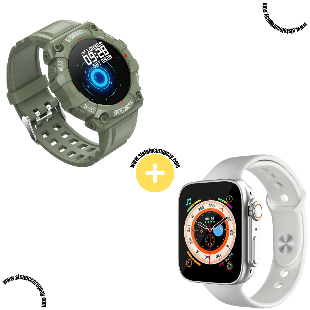 Sport Watch + Smart Bracelet D20 Ultra