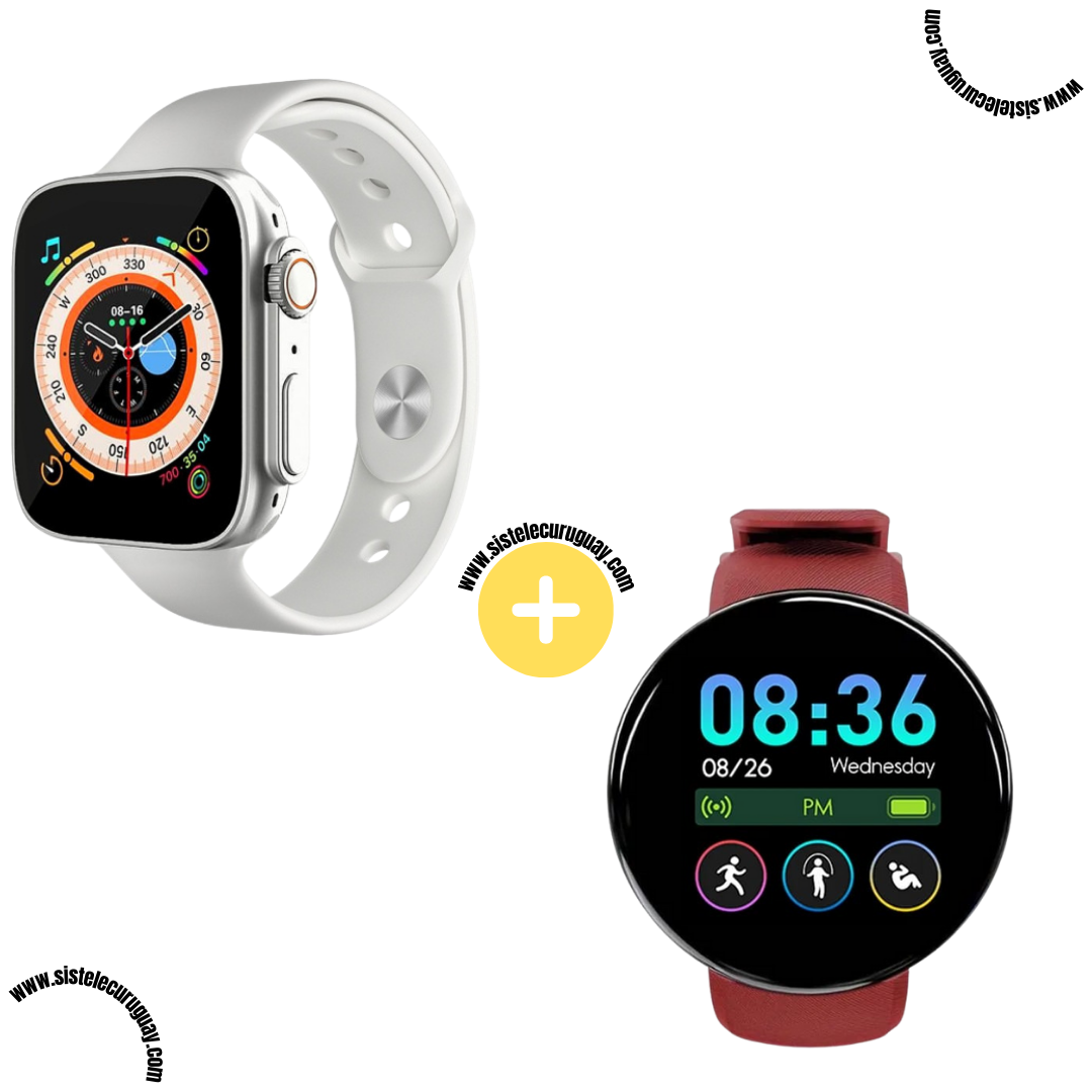Smart Bracelet D20 Ultra + Smart Bracelet Circular