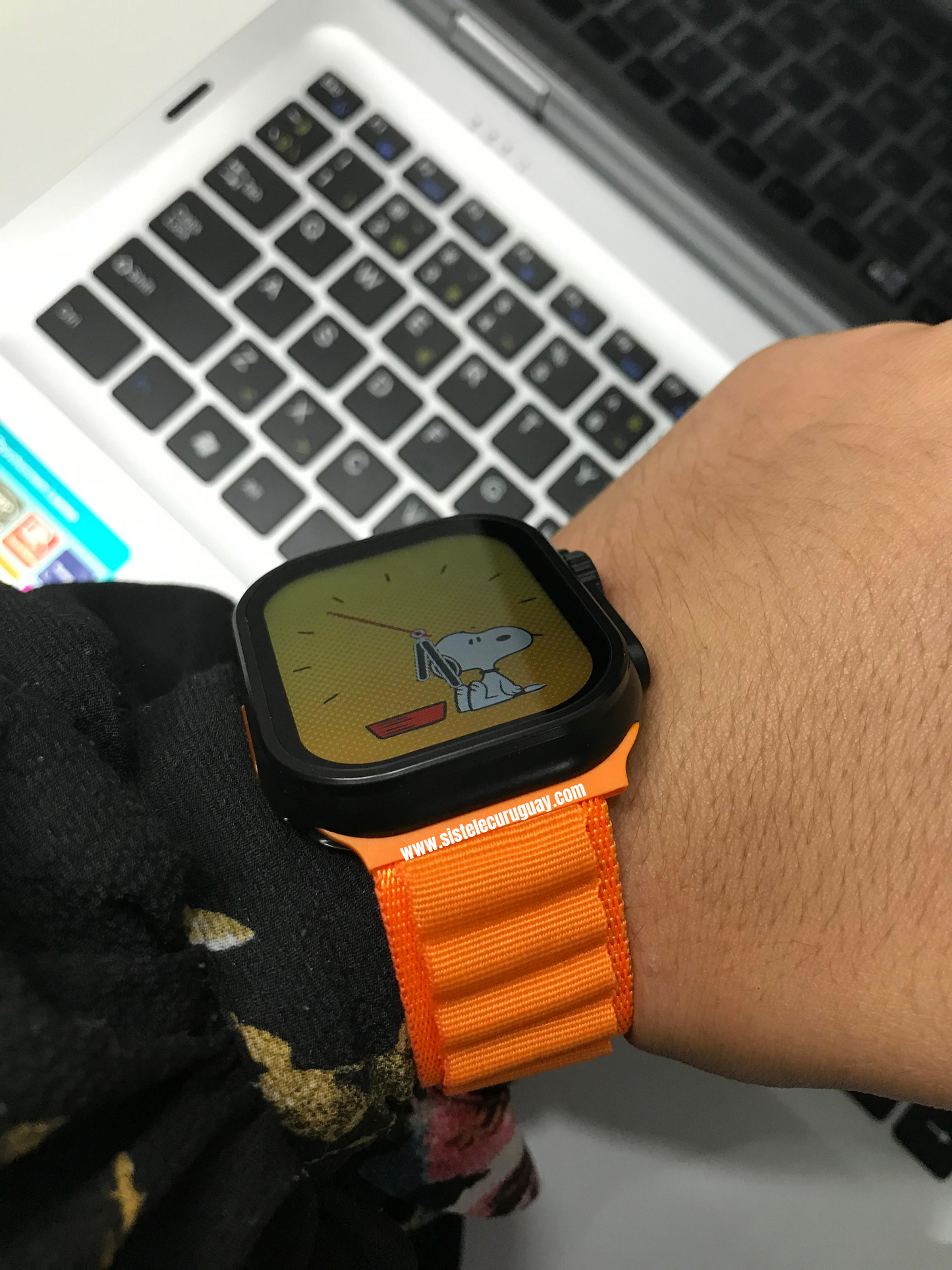 Smartwatch T900 ultra 2 serie 9 con malla de tela