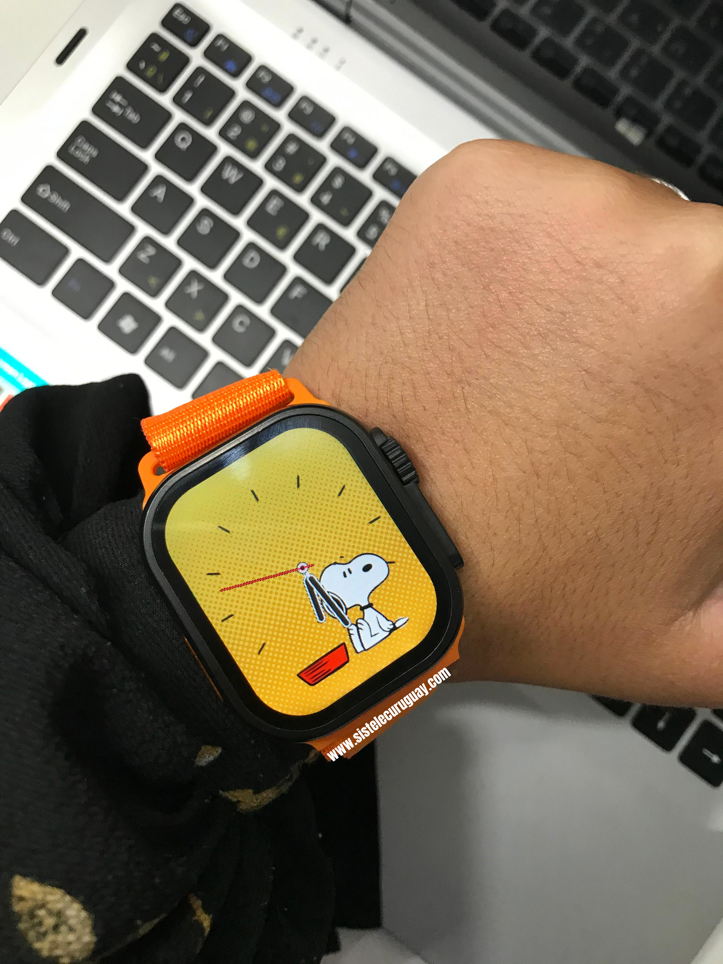Smartwatch T900 ultra 2 serie 9 con malla de tela