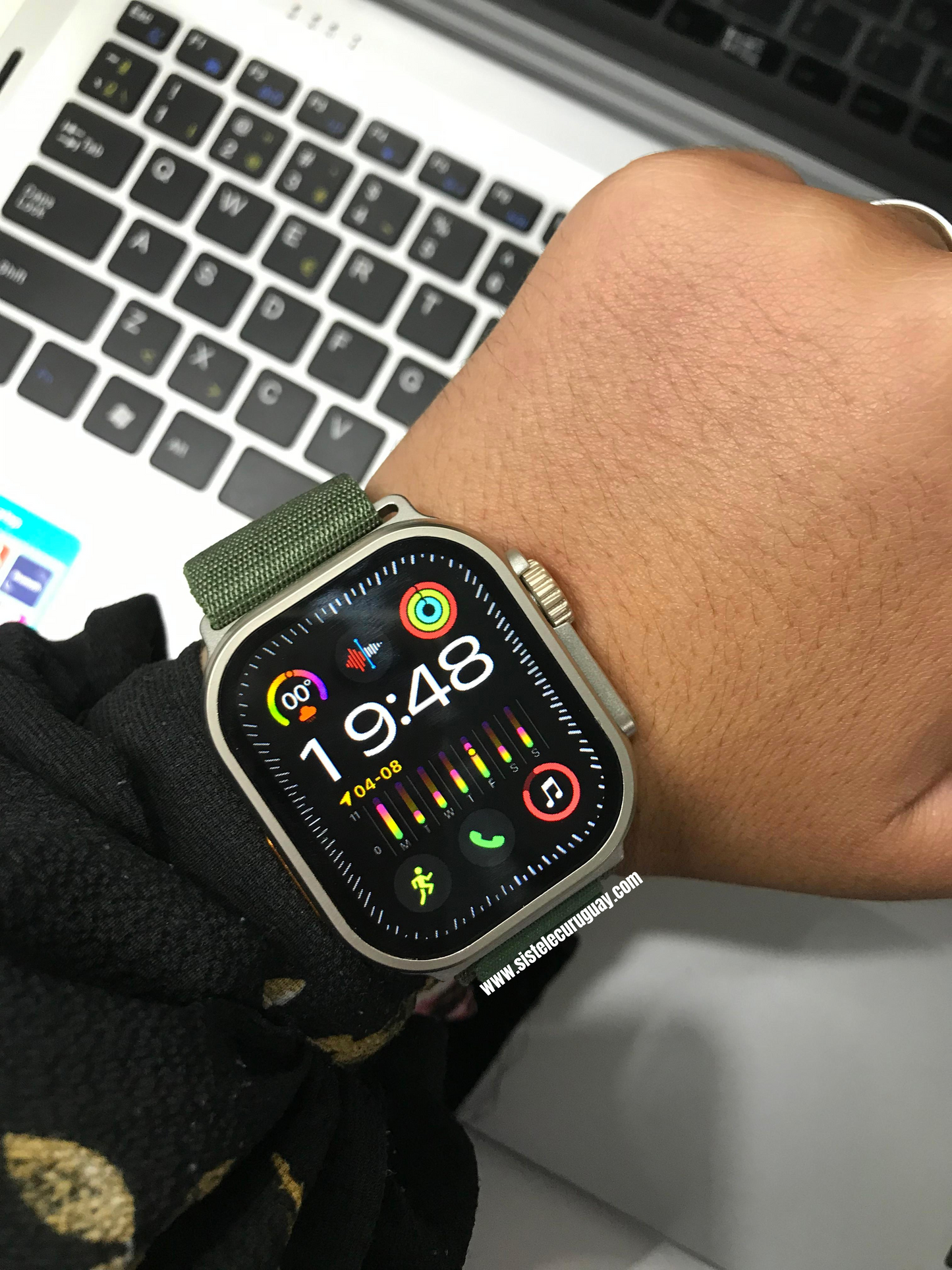 Smartwatch T900 ultra 2 serie 9 con malla de tela