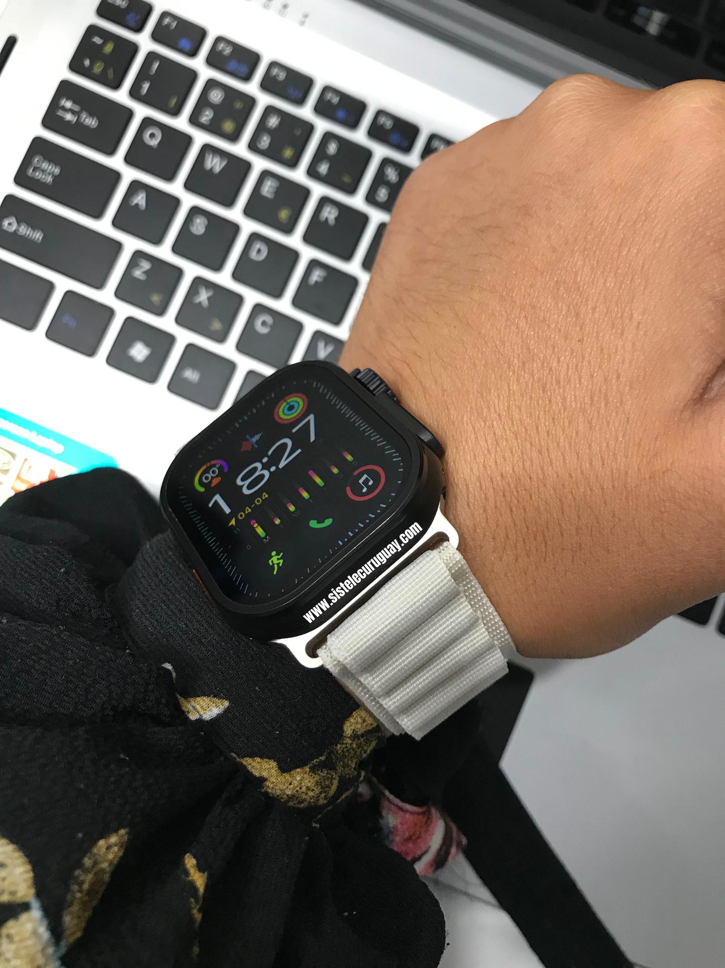 Smartwatch T900 ultra 2 serie 9 con malla de tela