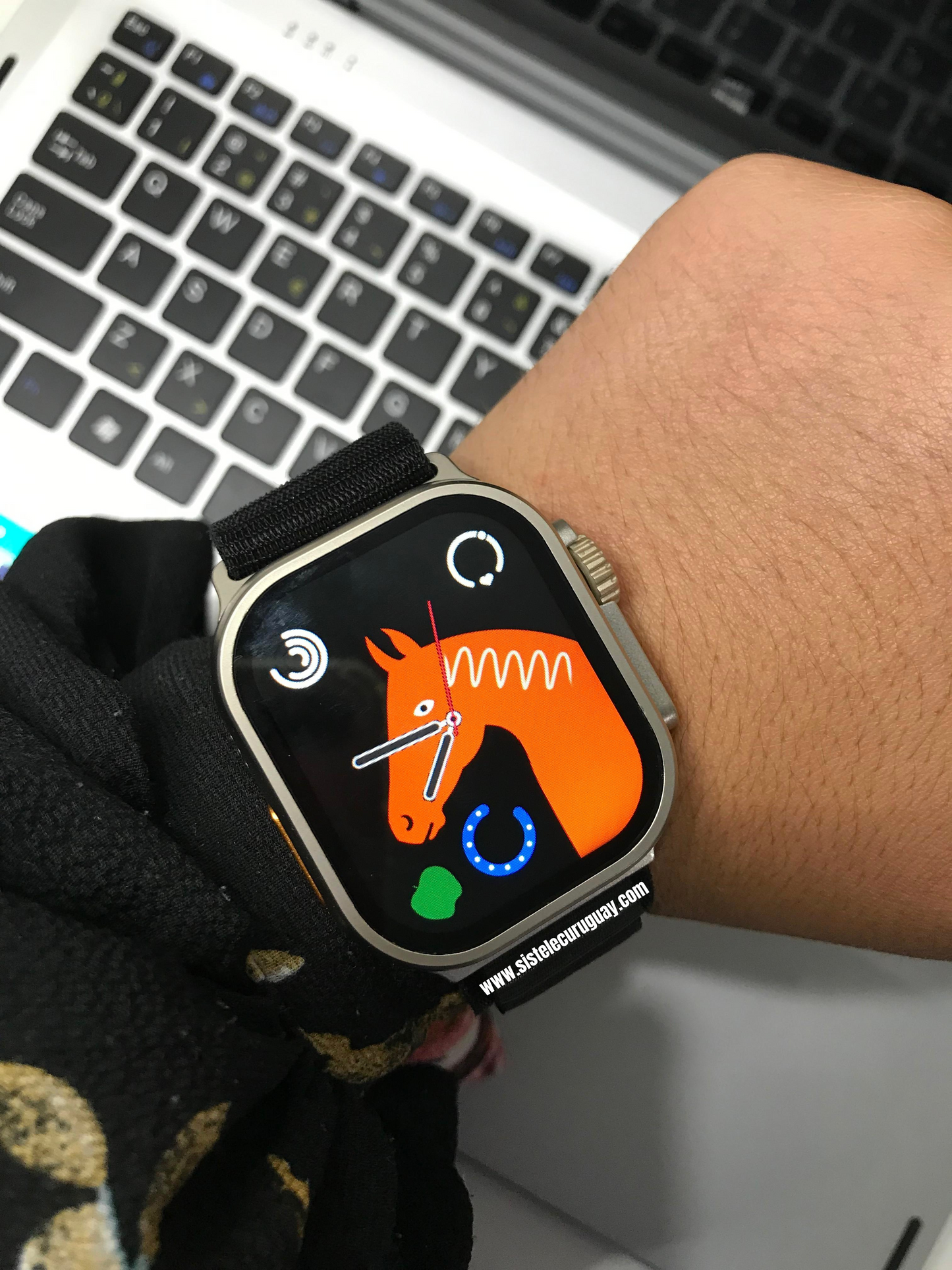 Smartwatch T900 ultra 2 serie 9 con malla de tela