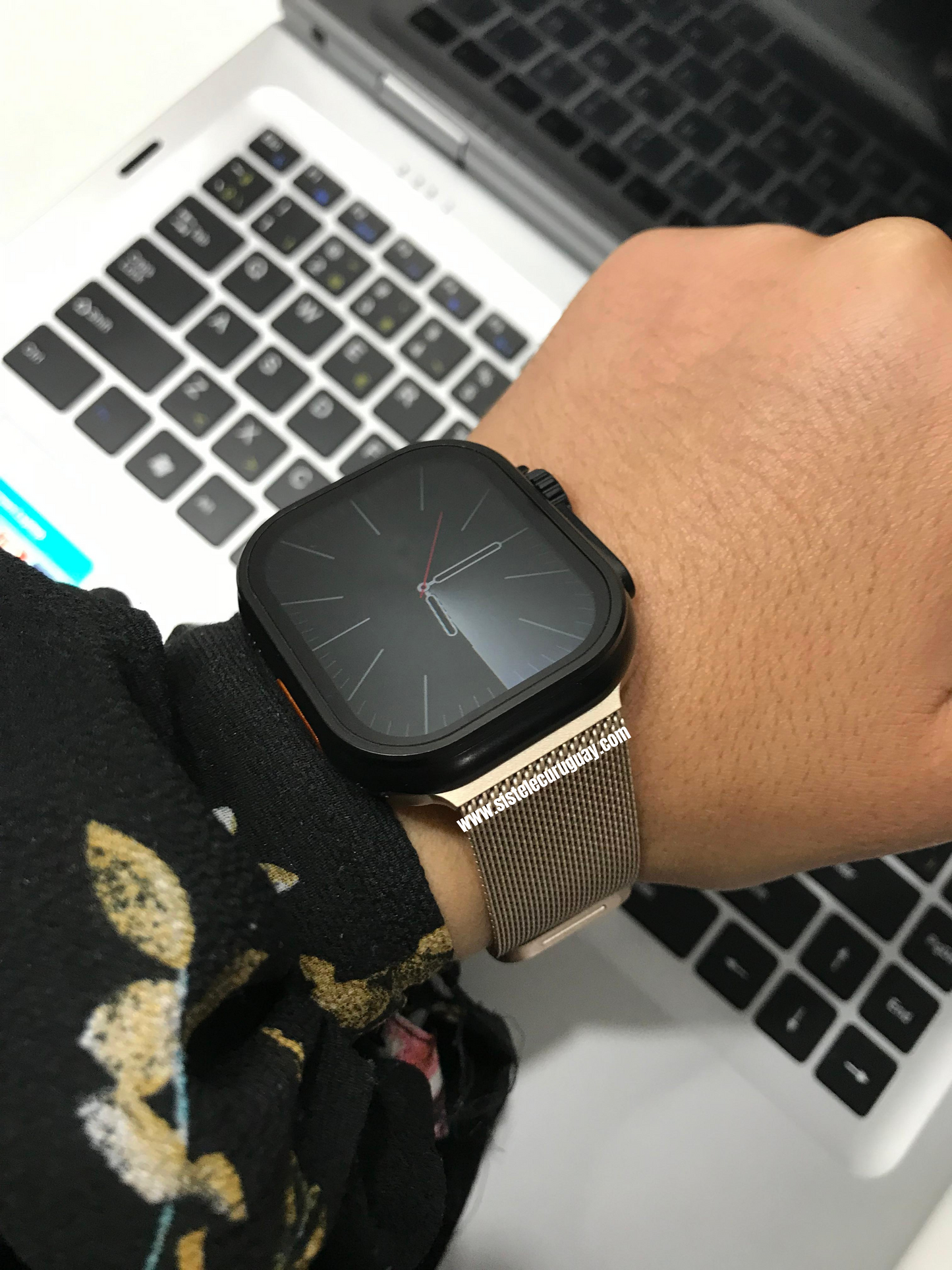 Smartwatch T900 ultra 2 serie 9 con malla de metal