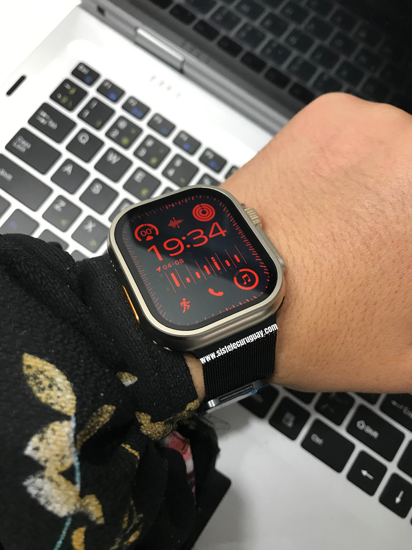 Smartwatch T900 ultra 2 serie 9 con malla de metal