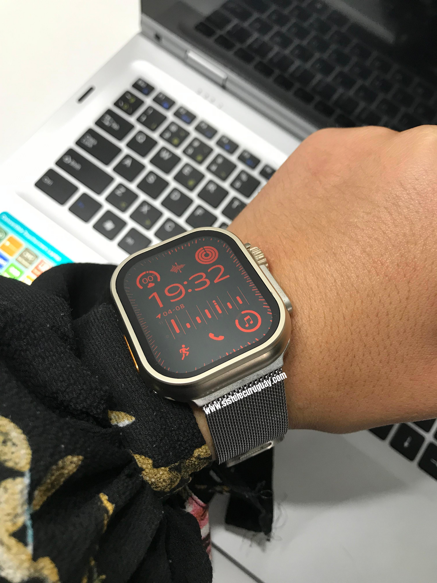 Smartwatch T900 ultra 2 serie 9 con malla de metal