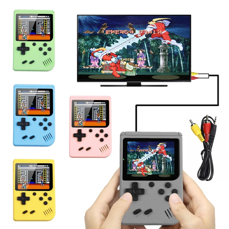 Mini consola portátil de 8bits con 400 juegos