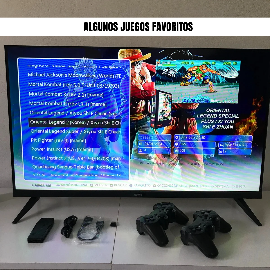 Consola inalámbrica de videojuegos Game Stick M8 PLUS +21.000 juegos