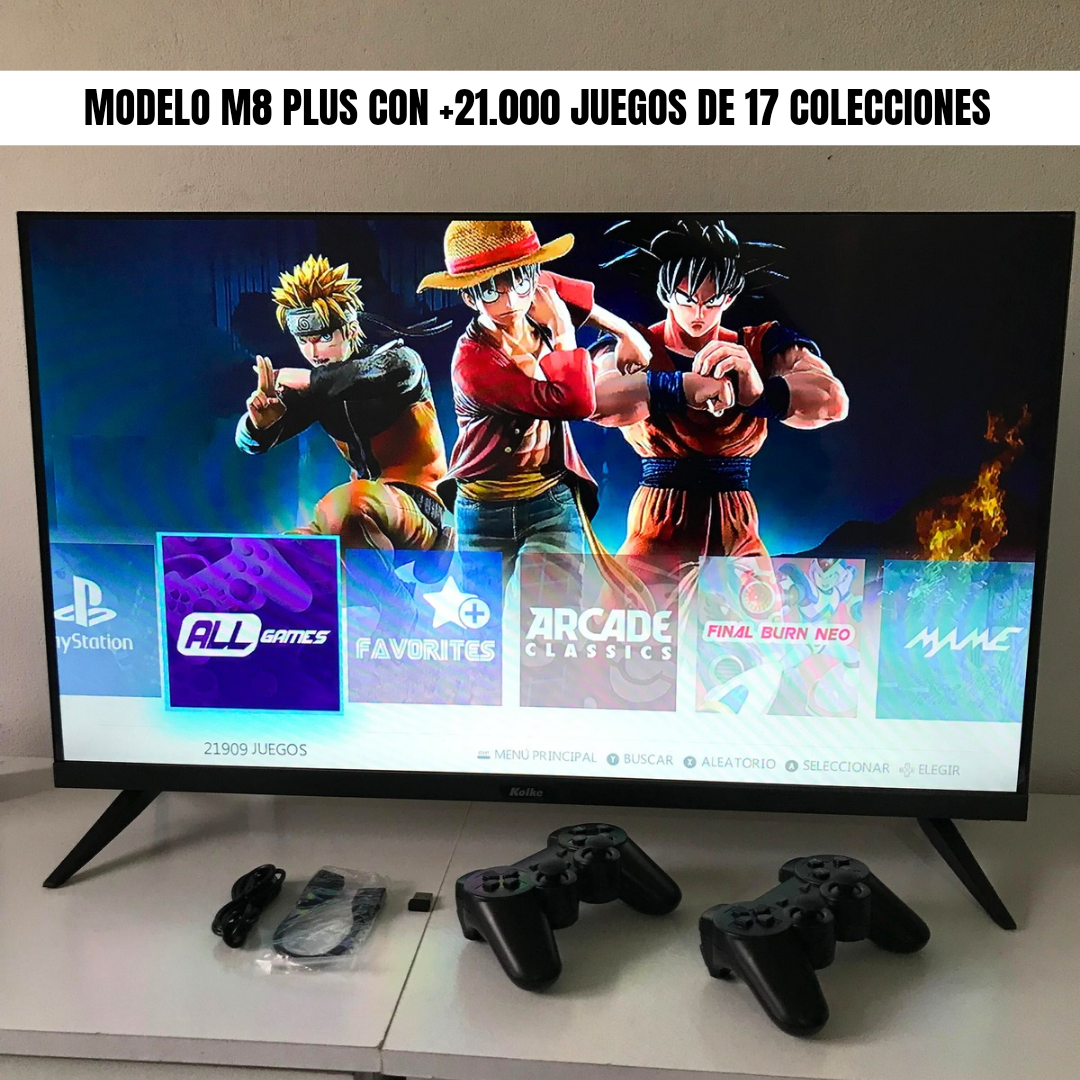 Consola inalámbrica de videojuegos Game Stick M8 PLUS +21.000 juegos