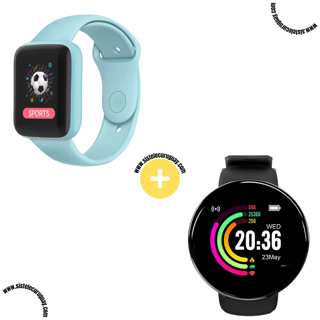 Smart Bracelet D20 PRO + Smart Bracelet Circular