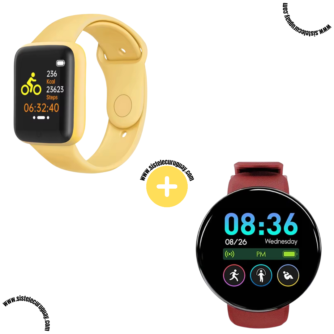 Smart Bracelet D20 PRO + Smart Bracelet Circular
