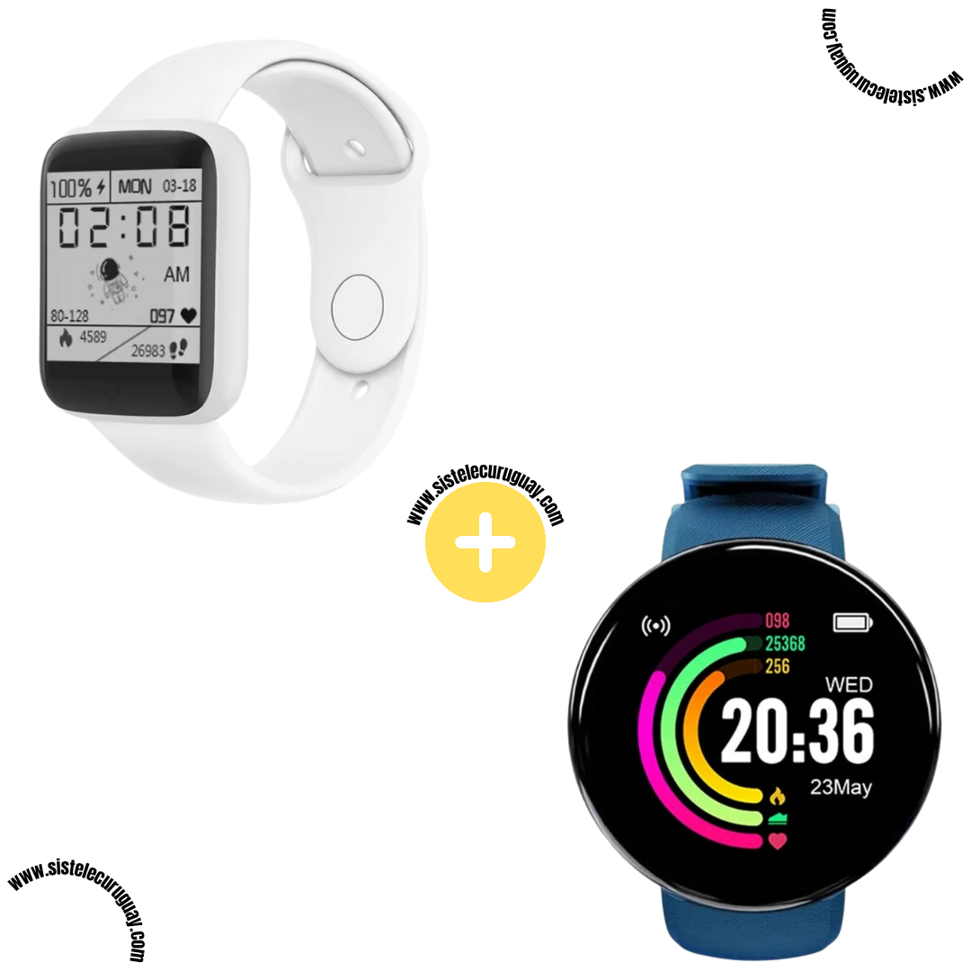 Smart Bracelet D20 PRO + Smart Bracelet Circular