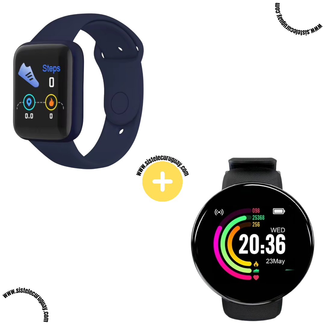 Smart Bracelet D20 PRO + Smart Bracelet Circular