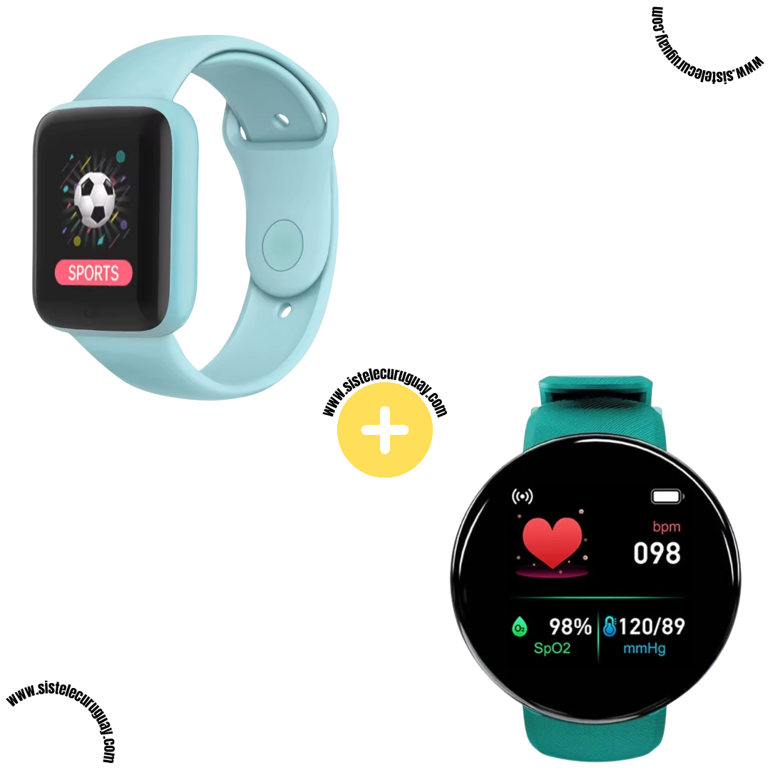 Smart Bracelet D20 PRO + Smart Bracelet Circular