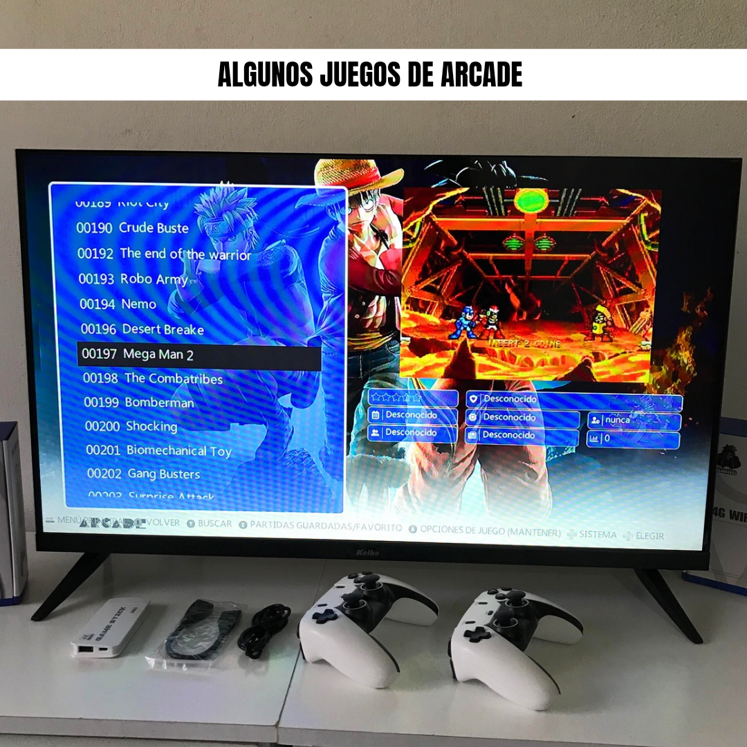 Game Stick M15 PRO - Consola inalámbrica de videojuegos +21.000 juegos