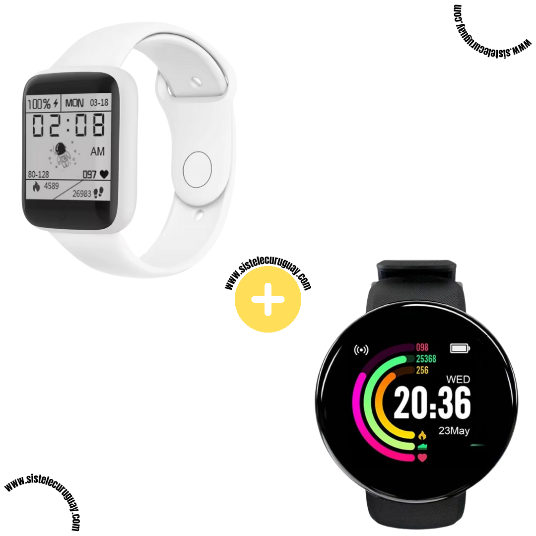 Smart Bracelet D20 PRO + Smart Bracelet Circular