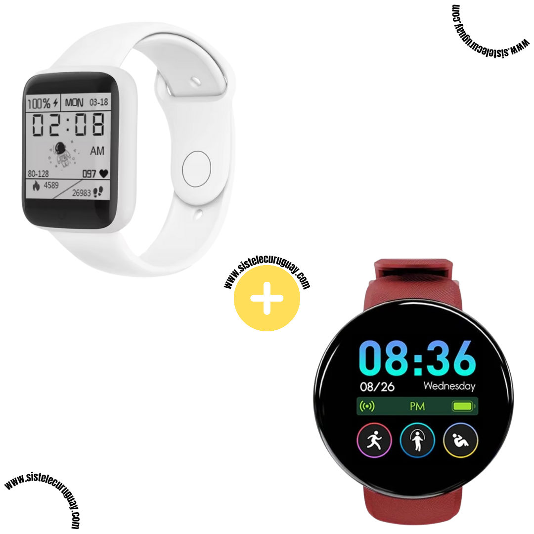 Smart Bracelet D20 PRO + Smart Bracelet Circular