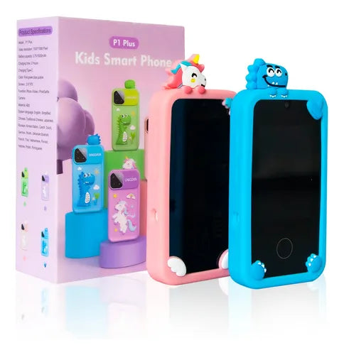 Teléfono Inteligente de Juguete Multifuncional para Niños – Con Cámara HD, Juegos y Aprendizaje