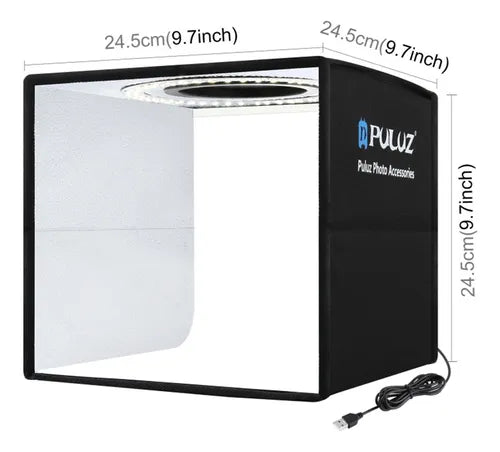 Caja de Estudio Fotográfico Con Luz LED Regulable