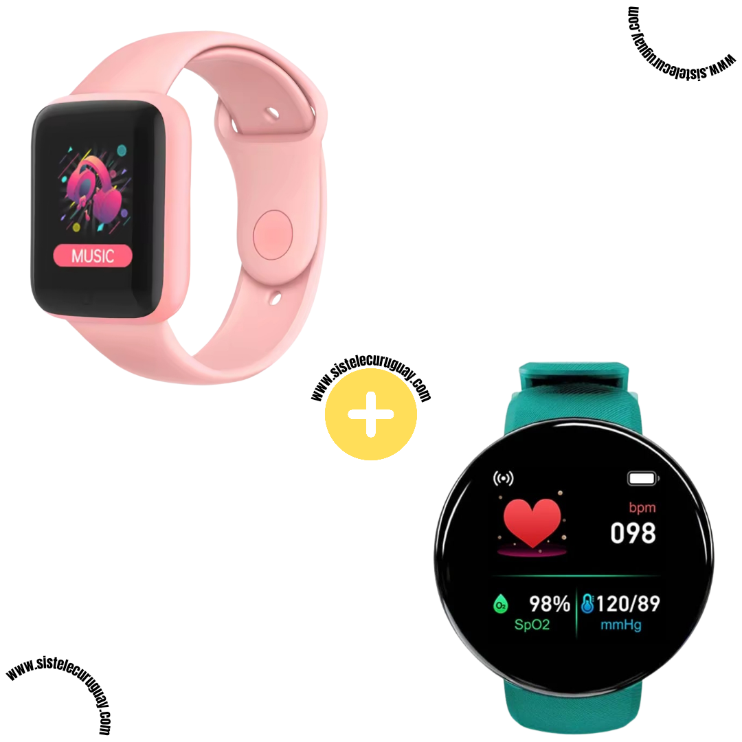 Smart Bracelet D20 PRO + Smart Bracelet Circular