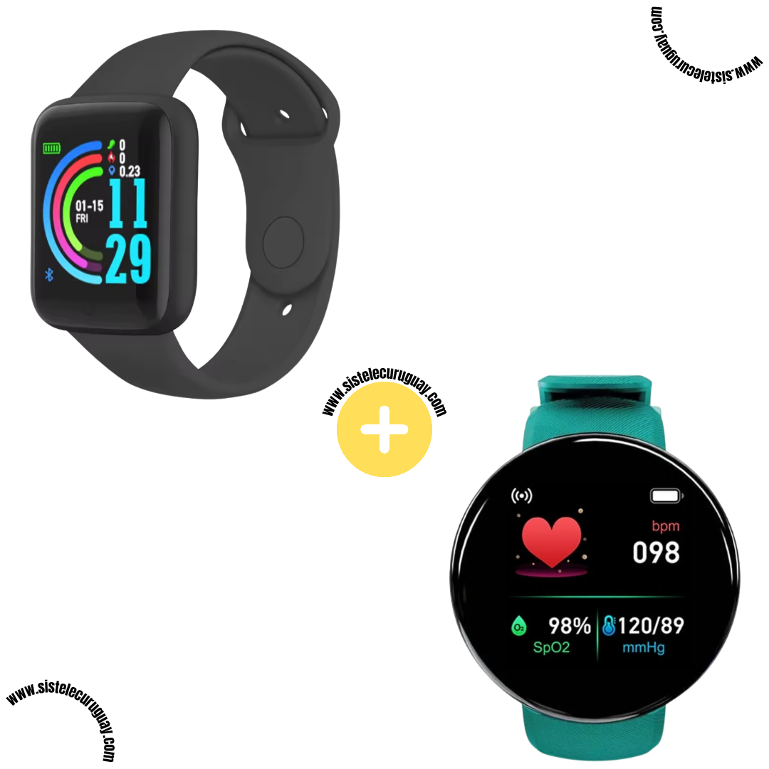 Smart Bracelet D20 PRO + Smart Bracelet Circular