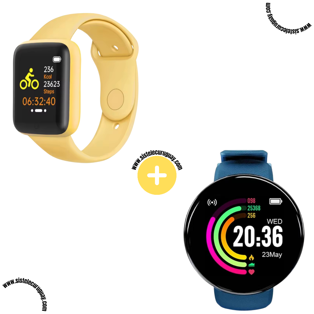 Smart Bracelet D20 PRO + Smart Bracelet Circular