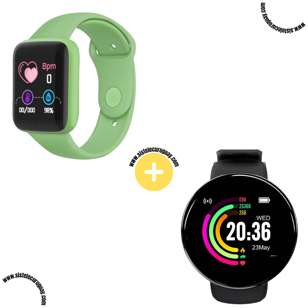 Smart Bracelet D20 PRO + Smart Bracelet Circular