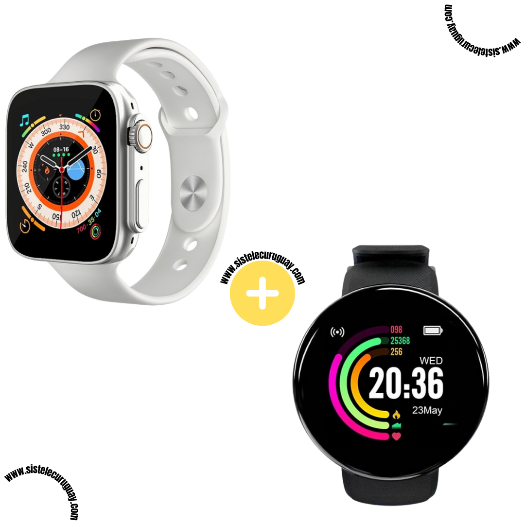 Smart Bracelet D20 Ultra + Smart Bracelet Circular