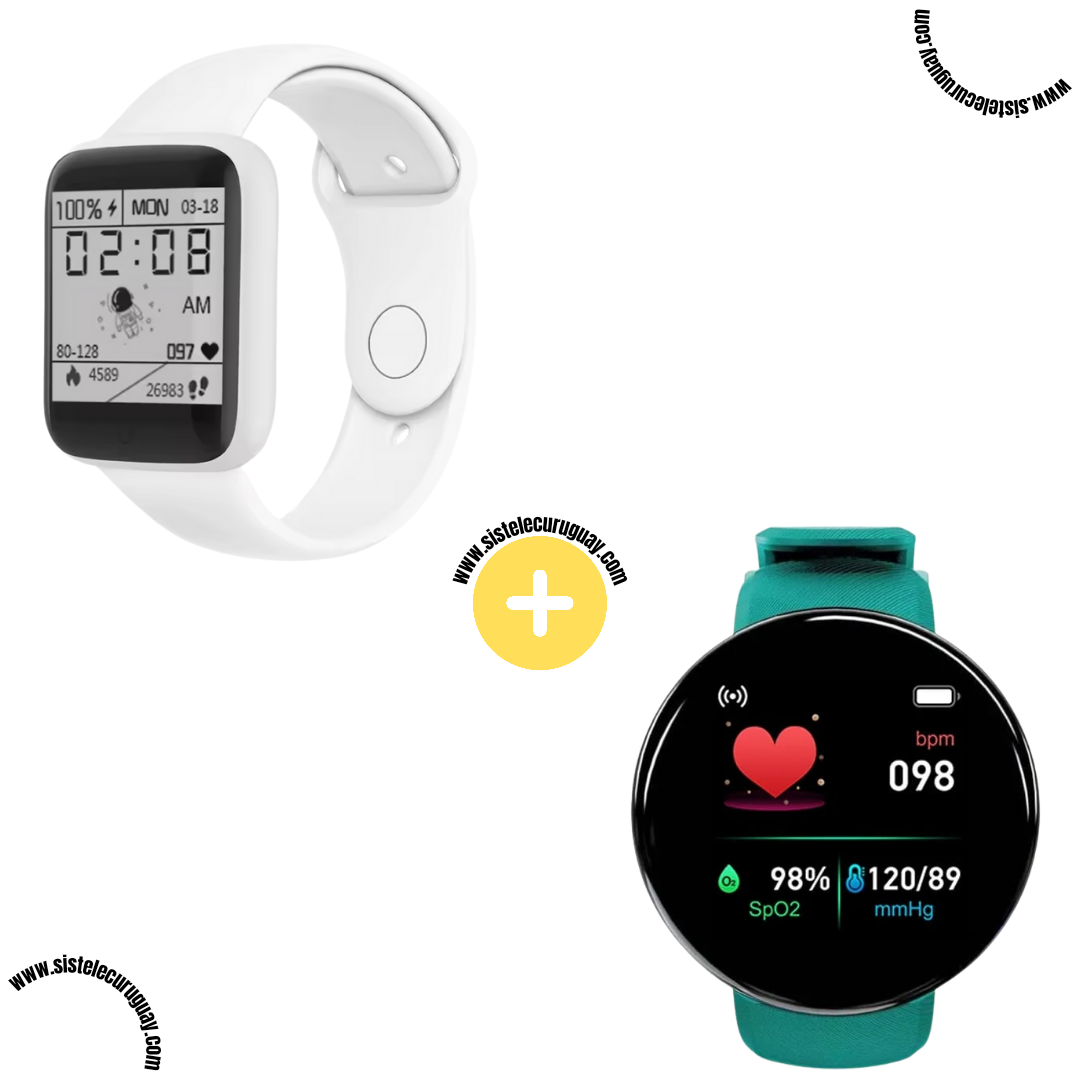 Smart Bracelet D20 PRO + Smart Bracelet Circular